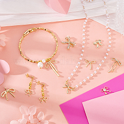 10 шт. 10 стиля латунные подвески с микропаве и кубическим цирконием&nbsp;FIND-GA0007-57