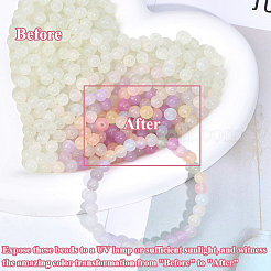800 perle de verre transparente réactive aux UV&nbsp;DGLA-PA0001-10C
