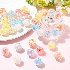 14 шт. 7-х цветная прозрачная смола с пайетками&nbsp;RESI-YW0006-12