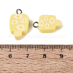 Pendentifs en pâte polymère manuels&nbsp;CLAY-Q253-07P-04