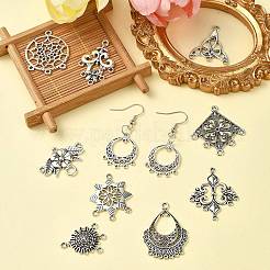 Liens de composants de lustre de style tibétain&nbsp;TIBEP-YW0001-73