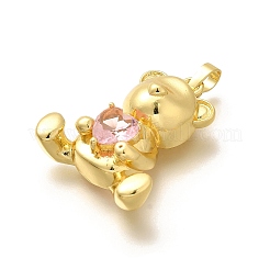 Стойки обшивки латунь микро проложить Циркон подвеску KK-L226-006G-05