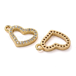 Покрытие стойки латунь микропаве прозрачные кубические циркониевые подвески&nbsp;KK-Z045-14G