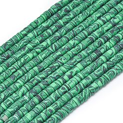 Синтетического малахита бисер нитей G-P575-B12-4x2mm