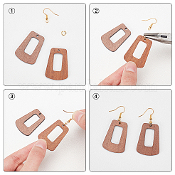 Наборы для изготовления сережек с подвесками своими руками DIY-OC0005-29