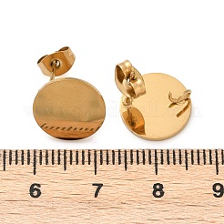 Ионное покрытие (ip) 304 нержавеющая сталь гвоздики фурнитура для сережек&nbsp;STAS-P308-11G-A