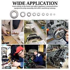 Плоские шайбы из нержавеющей стали AJEW-UN0001-007P