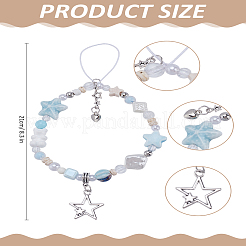 1 шт. ПВХ мобильные ремни для женщин&nbsp;AJEW-LP0004-78