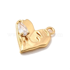 Латунные микро проложить кубического циркония подвески KK-Z131-19G