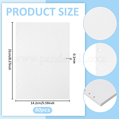 20 Stück lose Blätter aus Papier&nbsp;LS-FIND-WH0148-880