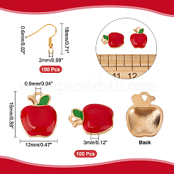 Set zur Herstellung von Apfel-Ohrhängern&nbsp;DIY-CA0003-77