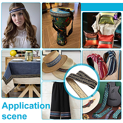 1 шт. винтажная жаккардовая полиэстеровая лента&nbsp;OCOR-PH0007-36A