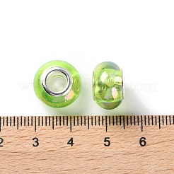 Perles européennes en résine de placage UV&nbsp;RESI-M001-03H