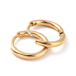 Серьги-кольца Huggie Hoop из нержавеющей стали 304 с вакуумным покрытием PVD для женщин X-EJEW-F280-07A-G