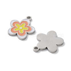 Подвески из нержавеющей стали 304 с эмалью&nbsp;STAS-P339-16P-02