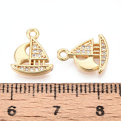 Латунные микро проложить кубического циркония подвески KK-N263-111G