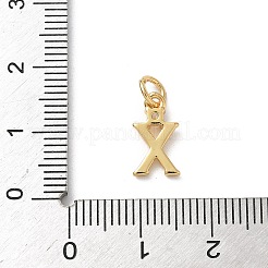 Breloques de zircone cubique clair pavés en laiton&nbsp;KK-A273-01G-X