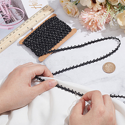 12 ярд металлизированной волнистой кружевной ленты&nbsp;OCOR-WH0101-96A-S