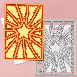 Прямоугольные трафареты для штампов из углеродистой стали DIY-WH0309-1637