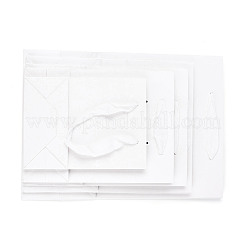 Набор из 10 подарочного пакета из крафт-бумаги двух размеров AJEW-T013-10A