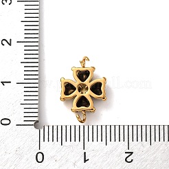 Verbindungsstücke aus 304er Edelstahl mit Zirkonia-Fassung in Blumenform&nbsp;STAS-T026-03A-01G