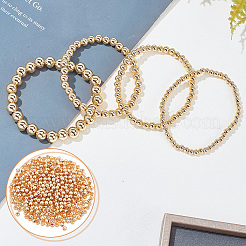 500 шт. латунные бусины с покрытием стойки KK-AN0001-07