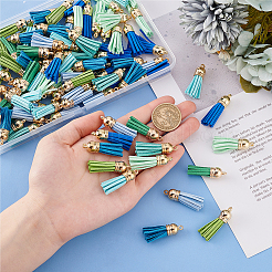 Искусственные замши кисточкой подвесные украшения FIND-PH0002-57A