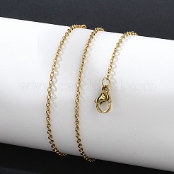 Collier chaîne en acier inoxydable 304 pour hommes et femmes&nbsp;LS-NJEW-N050-A03-G15