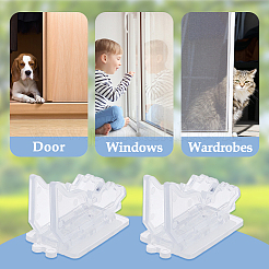 8 шт. детский замок безопасности из АБС-пластика для раздвижной двери&nbsp;KY-DC0001-18