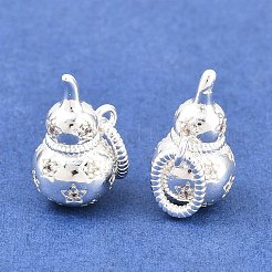 Ciondoli in ottone con pavé di zirconi chiari&nbsp;KK-L274-12S