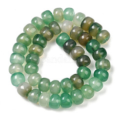 Натуральный зеленый бисер пряди оникс Агат G-C258-02