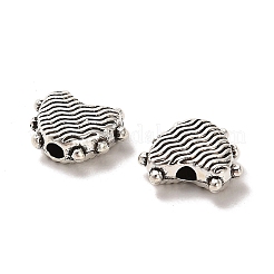 Сплавочные овальные бусины тибетского стиля  FIND-C043-078AS