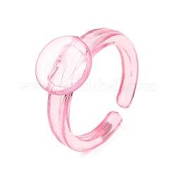 Детская прозрачная пластиковая открытая манжета с кольцом-компонентом&nbsp;KY-C022-01A