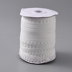 Эластичные шнуры из полиэстера с отделкой по одному краю&nbsp;EC-WH0020-06G