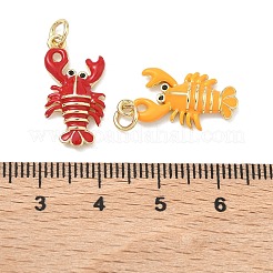 Латунь эмаль подвески&nbsp;KK-K417-02G