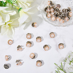 30 шт. круглые железные булавки для лацканов одежды рюкзака&nbsp;JEWB-GF0011-52