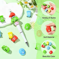16 Stück 3 Arten Silikonperlen&nbsp;SIL-CJ0003-14