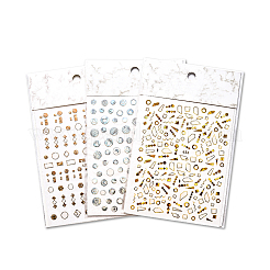 3d металлическая звезда луна сердце наклейки для ногтей наклейки MRMJ-R088-28-M