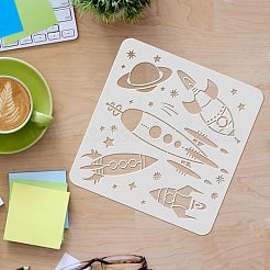 Пластиковые многоразовые шаблоны трафаретов для рисования&nbsp;DIY-WH0172-329