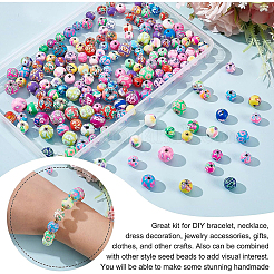 200шт 3 стилей ручной работы из полимерной глины&nbsp;CLAY-BC0001-03