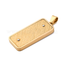 Ciondoli in acciaio inox 304&nbsp;STAS-U043-01G