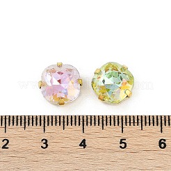 Латунные стеклянные стразы пришивные стразы RGLA-U001-04G-03