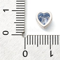 925 бусина из стерлингового серебра с кубическим цирконием STER-L066-06S-05