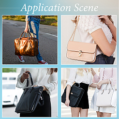 Poignées de sac rondes en simili cuir PU&nbsp;FIND-WH20023-029P-04