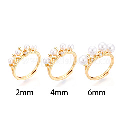 Корона латунная микропаве кубический цирконий чашка штифт кольцо настройки KK-N274-09G