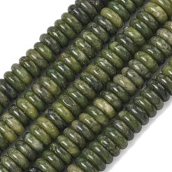 Тайвань природного нефрита бисер нитей&nbsp;G-G329-A06-3x8mm