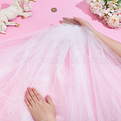 Свадебная фата из полиэстера AJEW-WH0270-728