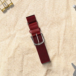 1 ceinture de softball élastique en similicuir et polyester&nbsp;AJEW-CL0001-37B