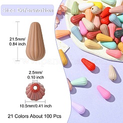 21 цвет силиконовых бусин&nbsp;SIL-CJ0001-65