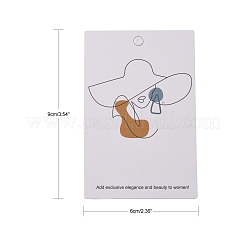 Картонных карт дисплей ювелирных изделий CDIS-H002-01A-02